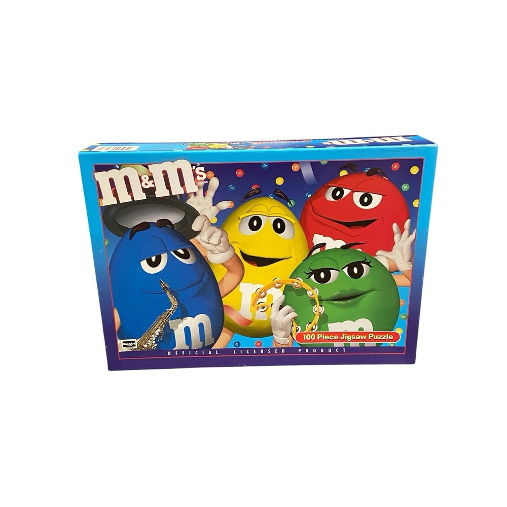 RoseArt M&M's 100 Piece Jigsaw Puzzle Sealed New Official Licensed 2001